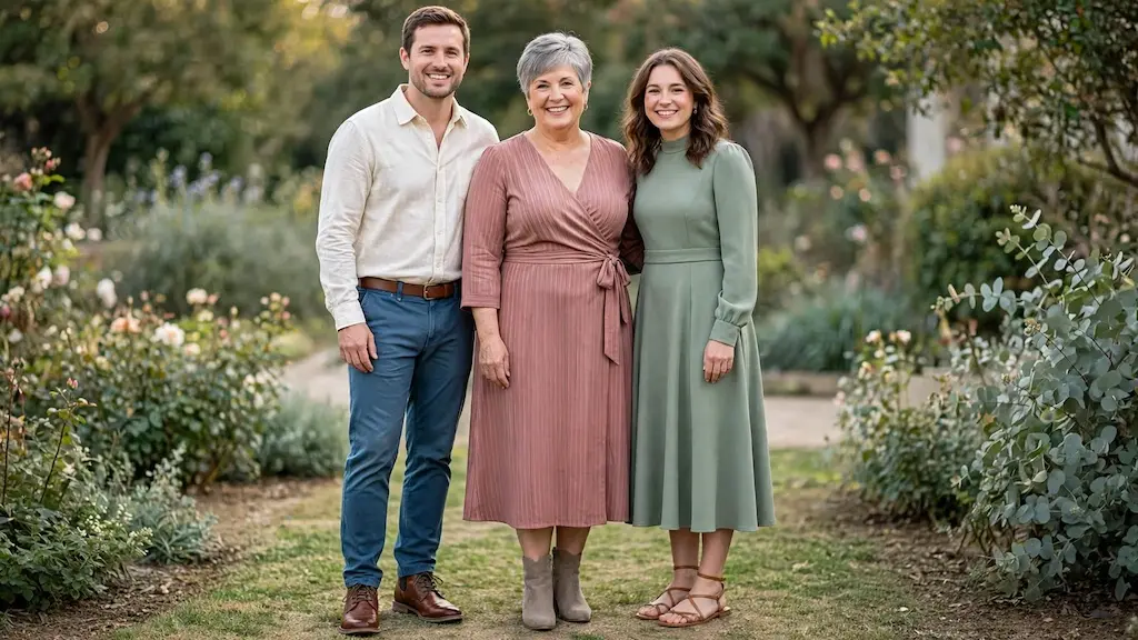 what to wear for family photos plus size petite over 50