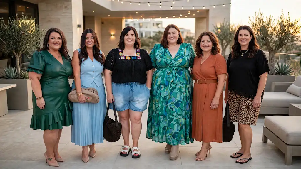 what to wear when you are plus size petite over 50