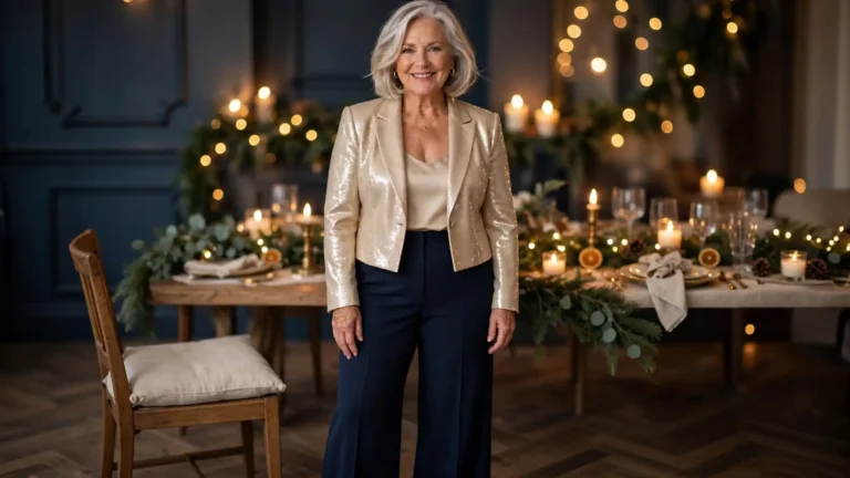 what to wear to a Christmas party plus size petite over 50