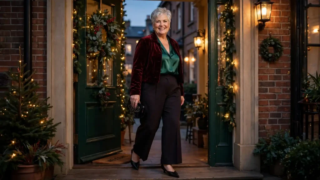 What to Wear to a Christmas Party as a Plus Size Petite Woman Over 50 5 what to wear to a Christmas party plus size petite over 50